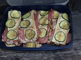 Hubi hatte eine Jause für die Mannschaft mit. Mahlzeit. 