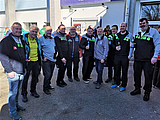 Das Team mit seinen Fans