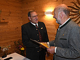 Schriftführer Tonzer Gerhard führt sein Amt bereits schon 20 Jahre aus
