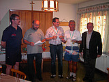 Vereinsmeister Wölzertal IX - Leitner Hans, Plattner Andreas, Rauchegger Michael, und Feyel Adi.