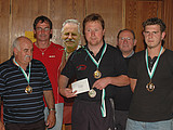 Stocksport-Vereinsmeister 2005, Leitner Gottfried, Marchl Franz, Galler Daniel und Bachlinger Michael