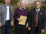 Johann Koller, Franz Schurl und Gerhard Tonzer, die Ehrennadelträger der ESR Wölzertal