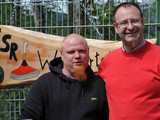 Pumi und Olaf san vom Spiel begeistert