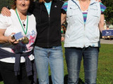 Gäste-Damen, v.l.: Helga Leitner 3., Andrea Plank 1. und Edeltraud Eichberger 2.