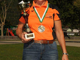 und i, die Vereinsmeisterin Maria Tonzer.