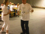 Andrea ist voll dabei.