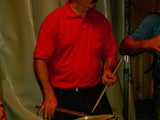 Hubert auf der kleinen Trommel